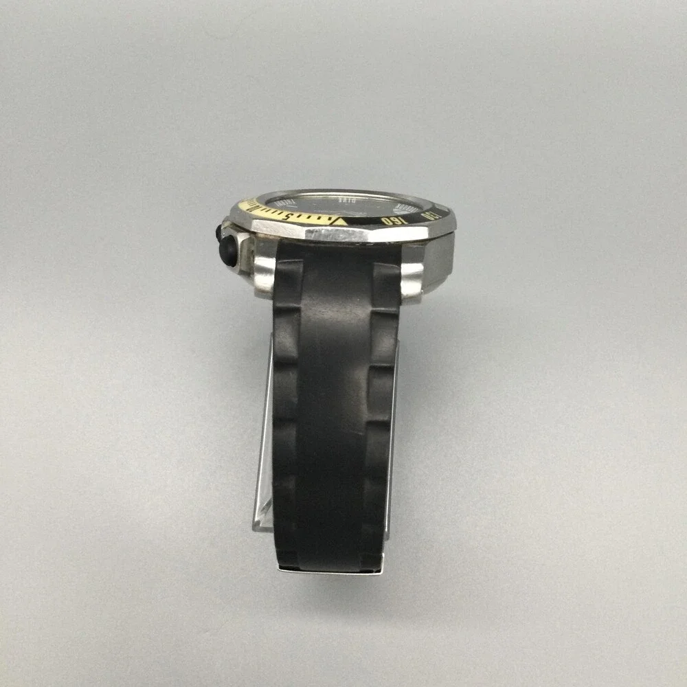 Tissot Sea-Touch Mens Watch 44mm Black Dial Rubber 200M Swiss New Battery 8.25